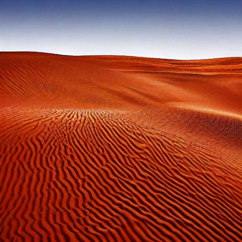 Endless golden dunes of the Sahara Desert, Morocco/Tunisia stretching towards the horizon, whispering tales of ancient secrets and captivating travelers with its raw, untamed beauty.
