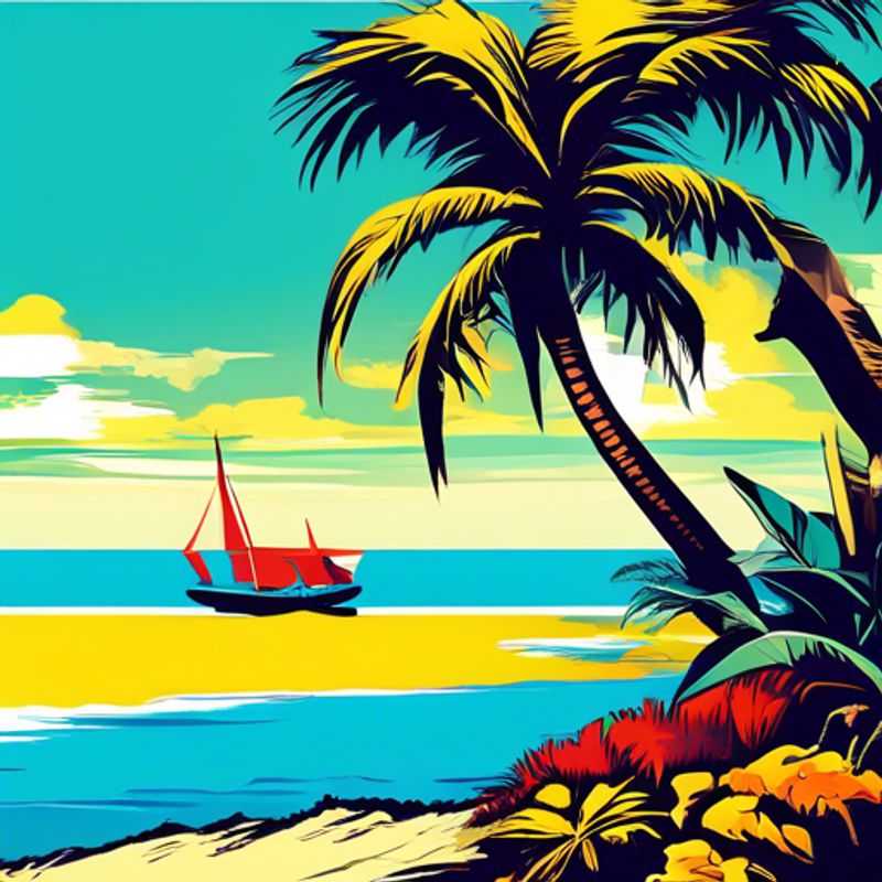 Família de viajantes de fim de semana explorando as águas cristalinas e praias paradisíacas da Ilha do Bazaruto, em Moçambique, durante sua escapada primaveril.