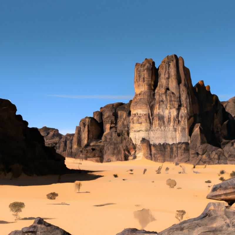 The Frozen Canvas&#58; Unveiling the Winter Wonders of Tassili n'Ajjer's Rock Art