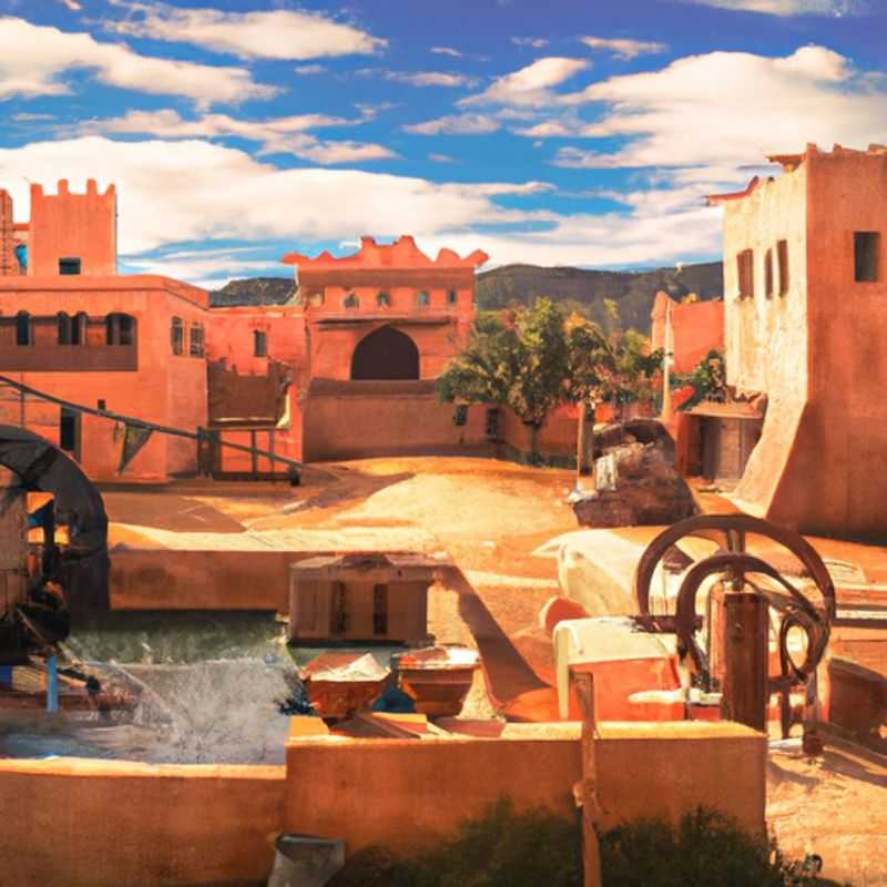 Experience the Local Culture and Cuisine in Atlas Film Studios, Morocco during Fall