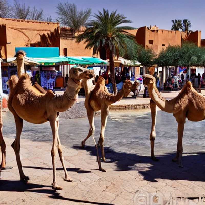 Guelmim, Maroc : Le marché aux chameaux sous le soleil estival - Températures douces pour une exploration confortable<h3>Guelmim en été : Un marché aux chameaux et des températures idéales pour flâner ? Mon expérience personnelle...</h3><h3>Soleil et chameaux : Est-ce que Guelmim en été est une bonne idée ? Conseils pour un voyage réussi</h3><h3>Explorer Guelmim sous des températures agréables : Mon itinéraire pour un séjour estival inoubliable (et sans coup de chaleur !)</h3><h3>Le charme du désert : Guelmim, un oasis de fraîcheur pour des vacances estivales réussies au Maroc</h3>