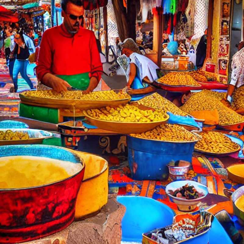 La place Djemaa el-Fna à Marrakech, animée et colorée, illustrant l'importance des conseils de sécurité pour les visiteurs.