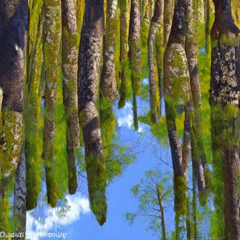 A lush, sun-dappled scene within Kirindy Forest, Madagascar, highlighting the importance of responsible and safe travel practices in this unique ecosystem.
