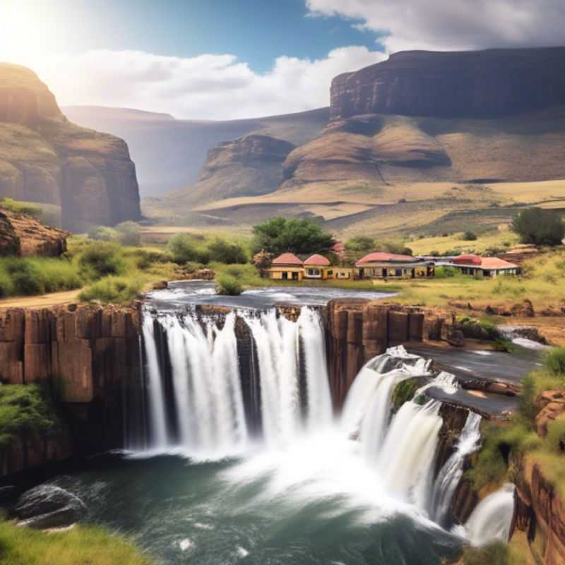 Au galop à travers les Hautes-Terres du Lesotho : Un voyage à cheval au printemps