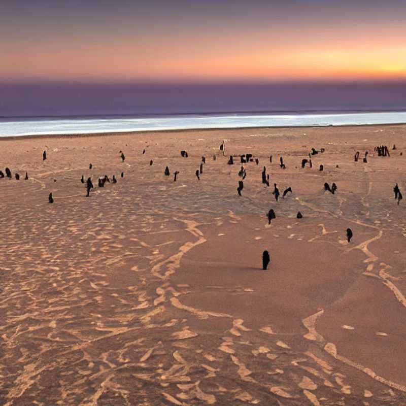 Dramatic, windswept landscape of the Skeleton Coast, Namibia, illustrating the stark beauty and potential challenges of this remote region.