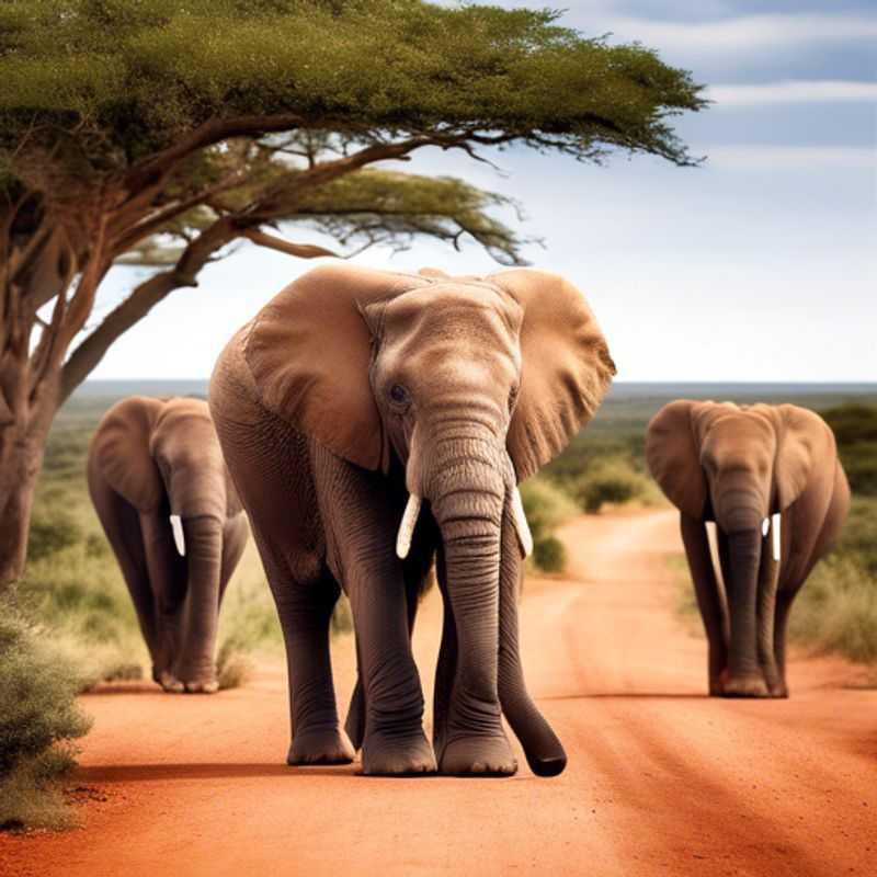 Le Parc national d'Addo Elephant, Afrique du Sud : une réserve animalière spectaculaire où les éléphants d'Afrique règnent en maîtres.