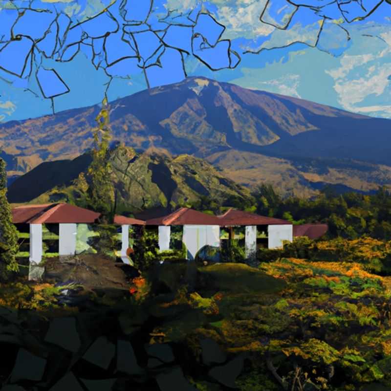 Six intrepid hikers stand tall against the majestic backdrop of Mount Kilimanjaro, Tanzania, their faces etched with determination as they embark on a challenging 3&#45;week expedition through the diverse landscapes of the African wilderness during the vibrant hues of autumn.