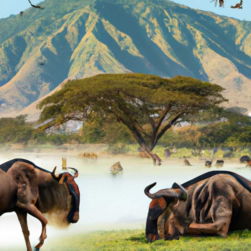 Witness the Thundering Spectacle of the Wildebeest Migration on the Serengeti's Timeless Stage