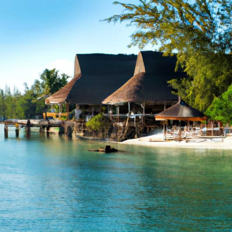 A vibrant group of six travelers soaking up the serene beauty of the Zanzibar Archipelago, Tanzania, on their 4-day journey between summer and fall, immersing themselves in the island's rich culture and tropical wonders.