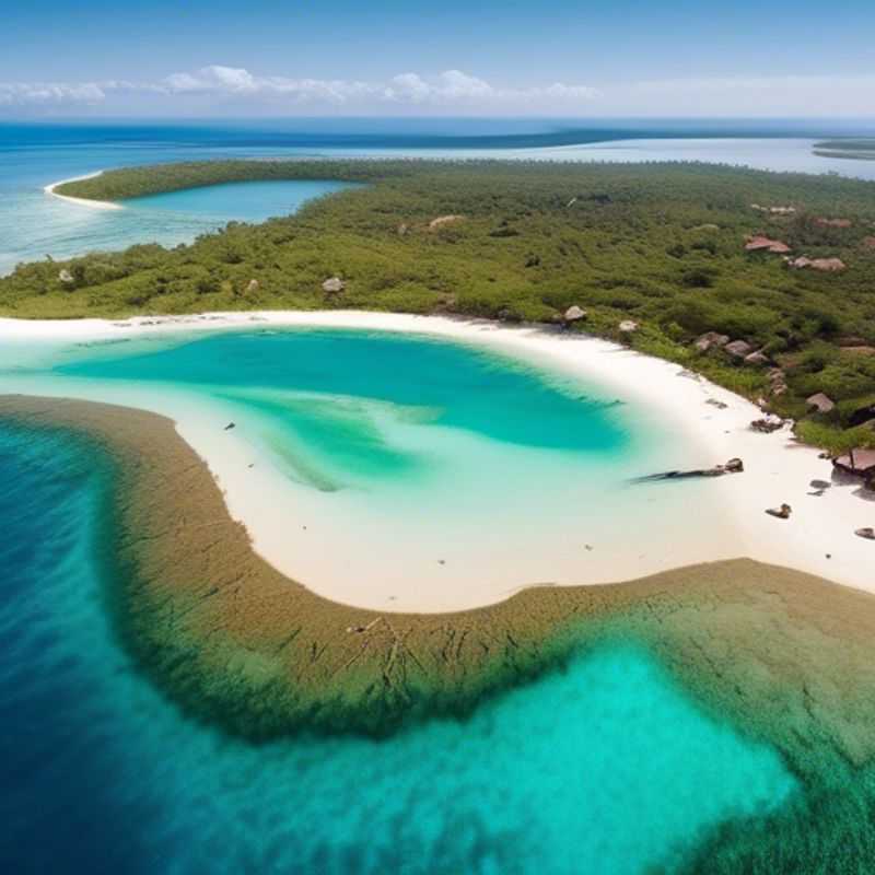 L'île de Pemba, Tanzanie : eaux turquoise scintillantes et plages de sable blanc immaculé.