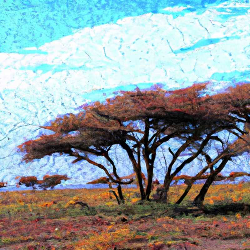 A group of six adventurers embark on an unforgettable weeklong safari in Amboseli National Park, Kenya, during the vibrant fall season, where the sprawling savannah teems with wildlife and the majestic Mount Kilimanjaro provides a breathtaking backdrop.