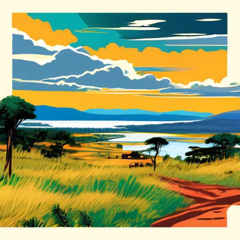 Le Parc National d'Akagera, Rwanda : une mosaïque de paysages époustouflants, de savanes verdoyantes à la végétation luxuriante en bordure du lac.