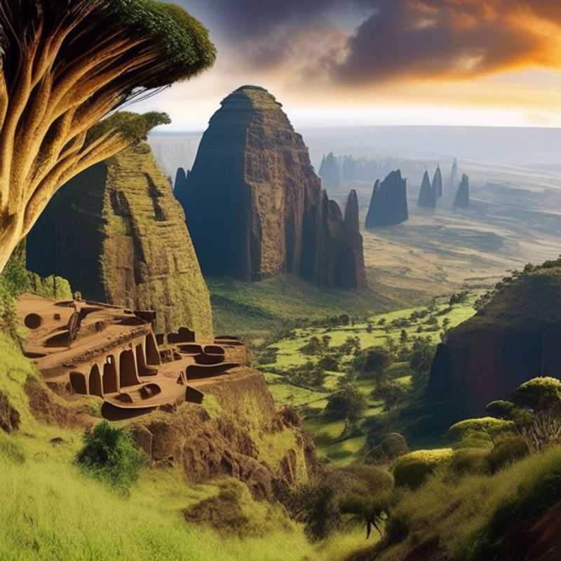 Here are a few options for alt text for an image of Simien Mountains National Park in an article about what's special about the park: