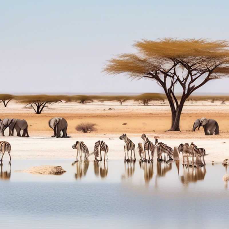 Découvrez les délices de la gastronomie sous les étoiles dans un lodge de luxe d'Etosha National Park, Namibie, pendant l'été
