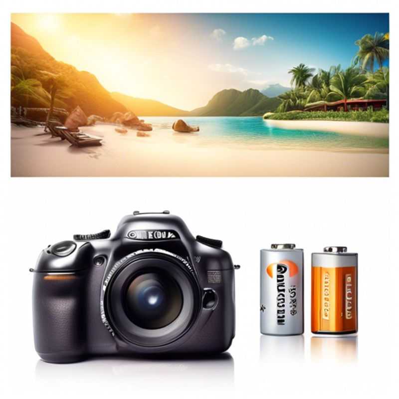 A camera and spare batteries, essential companions for capturing unforgettable moments.