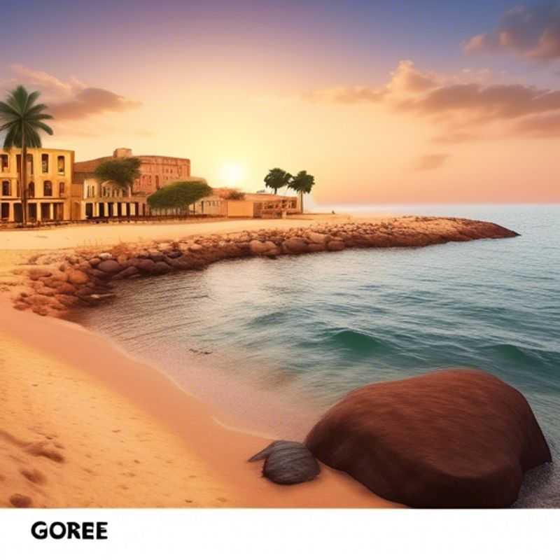 Découvrez l'église Saint-Charles et ses jardins enchanteurs sur l'île de Gorée, Sénégal, au printemps