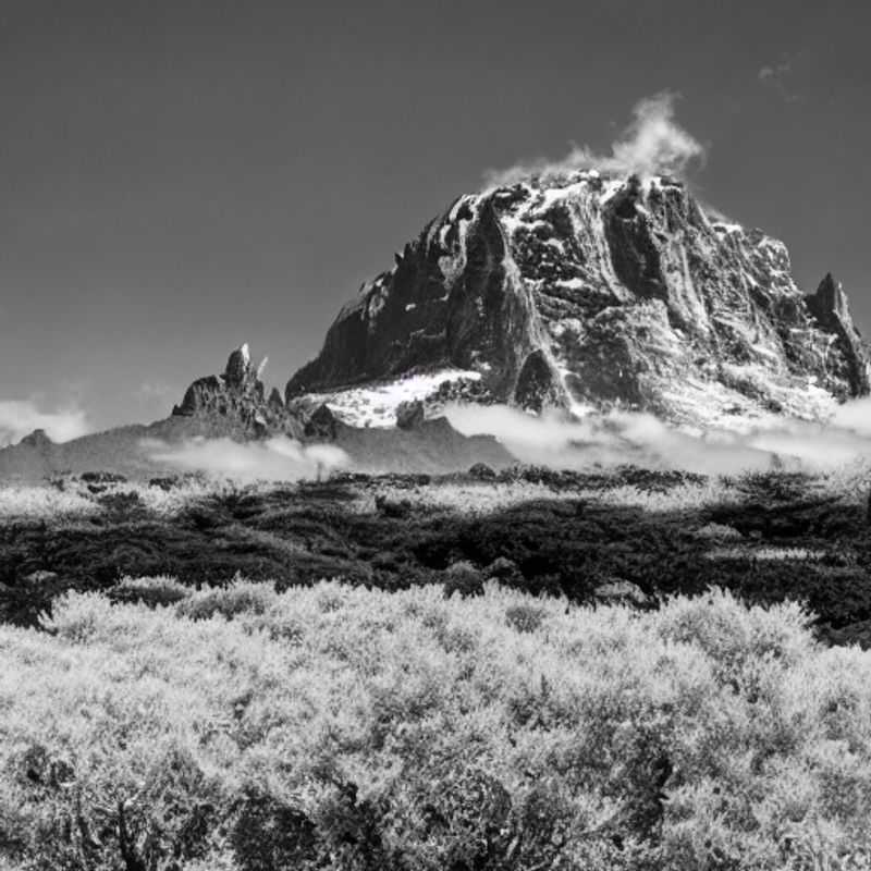 Mount Kenya's majestic peak, a breathtaking yet challenging landscape requiring careful planning and adherence to safety best practices for hikers and climbers.