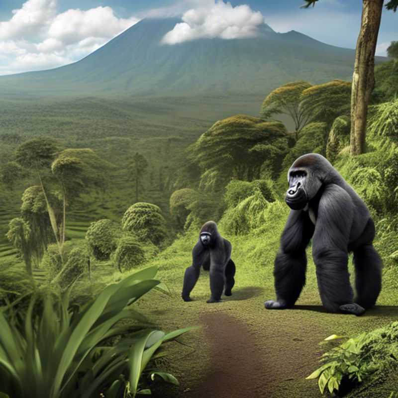 Deux couples, Les Voyageurs du Week-end, profitant de l'aventure hivernale dans le majestueux Parc National des Virunga, République Démocratique du Congo, où les légendes et les mystères de la nature africaine les attendent.