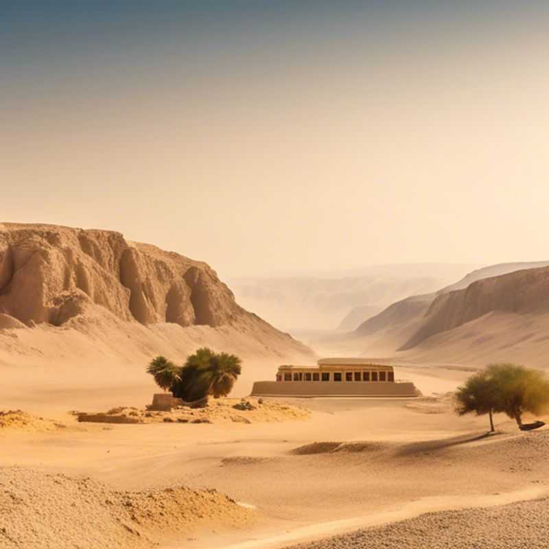 La Vallée des Rois en Égypte : des tombeaux pharaoniques majestueux.