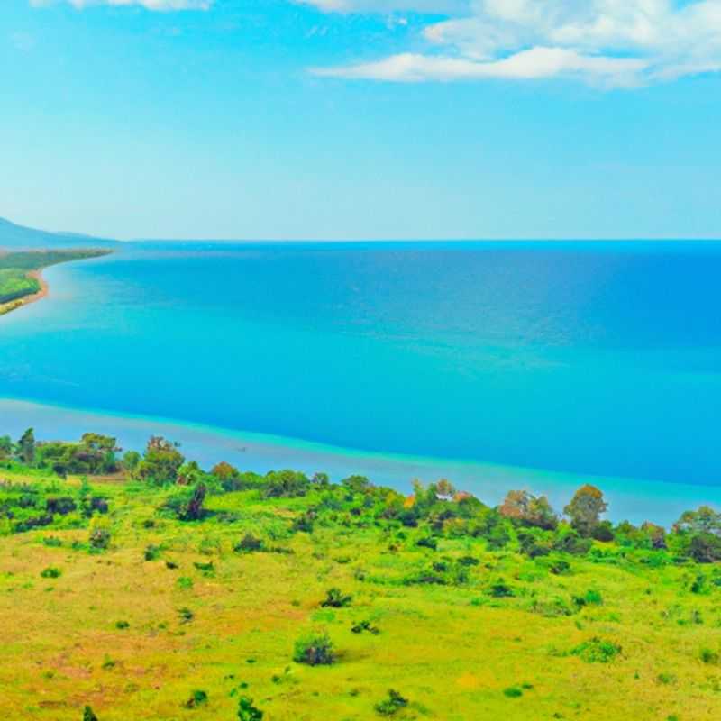 Four intrepid travelers bask in the radiant glow of the setting sun on the pristine shores of Pemba Island, Tanzania, marking the culmination of their adventurous 4-day exploration between winter and spring.