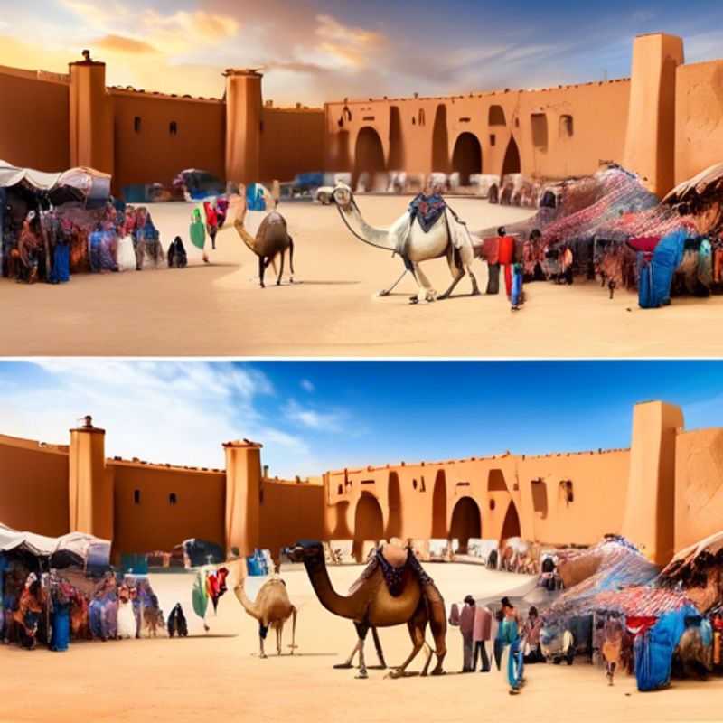 Découvrez le luxe du désert dans un camp de rêve au Sahara marocain<h3>Plongez dans l'ambiance unique du marché aux chameaux de Guelmim, Maroc, au printemps</h3>