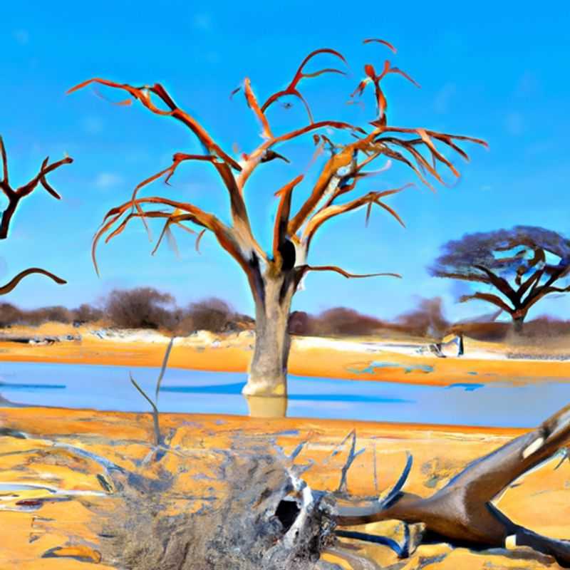 Winter's Enchanting Embrace: Unveiling Namutoni Camp's Frozen Wonders in Etosha