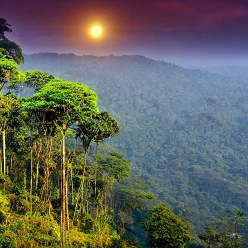 Forêt impénétrable de Bwindi, Ouganda : paysage luxuriant et mystérieux, illustrant l'importance de la sécurité lors d'une randonnée.