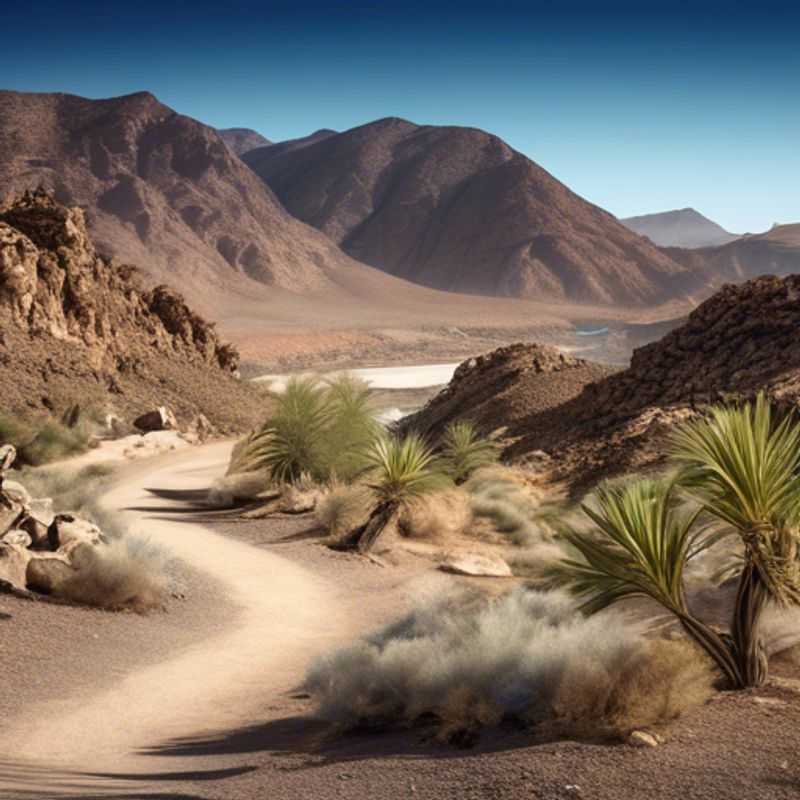 Une famille d'explorateurs en herbe profite des couleurs vibrantes du Richtersveld National Park en Afrique du Sud, entre été et automne. Les dunes de sable rouge et les montagnes imposantes offrent un décor unique pour une journée inoubliable.