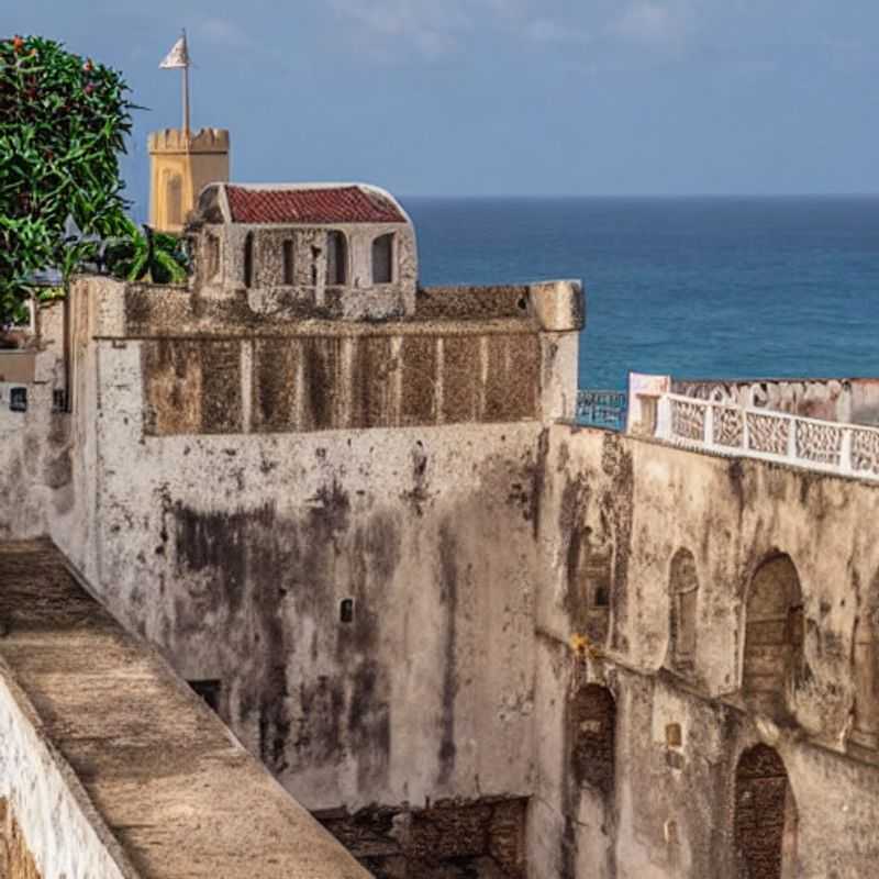 Elmina Castle, Ghana: A somber yet powerful historical landmark, showcasing the poignant legacy of the transatlantic slave trade.