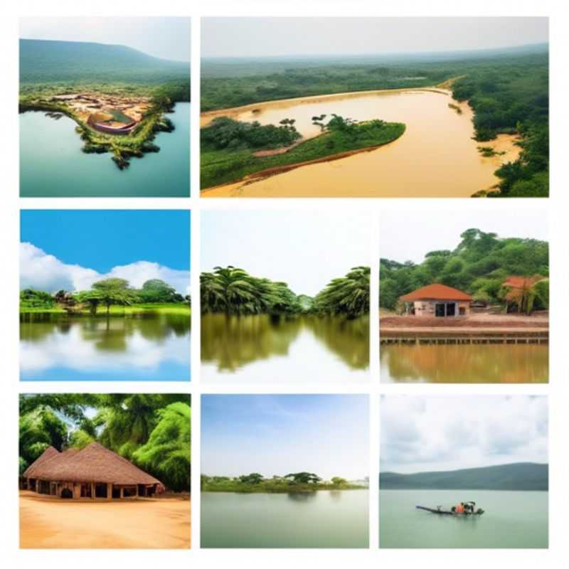 Disfruta de un paseo en barco por el lago Volta: Descubre la belleza natural de Ghana
