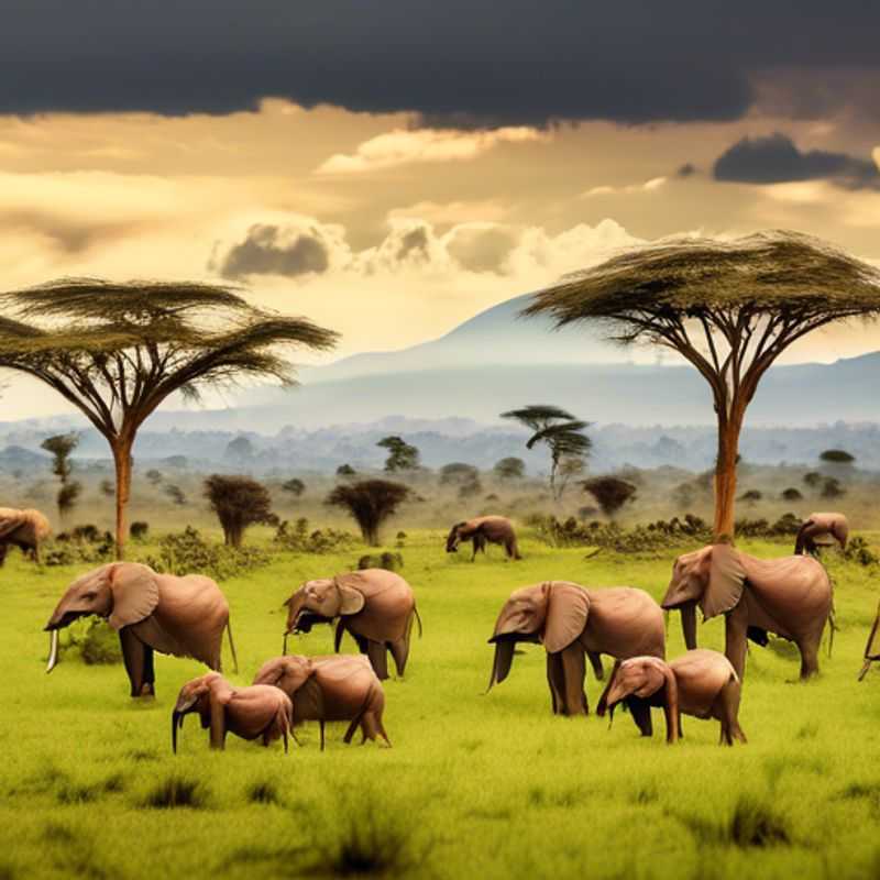 Trois couples, aventuriers de l'année sabbatique, explorant la beauté sauvage du Parc National de la Vallée de Kidepo en Ouganda, entre l'hiver et le printemps.