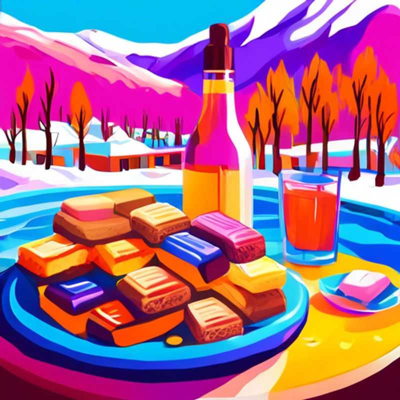 A close-up shot of an assortment of colorful snacks and energy bars, highlighting the variety of options available for on-the-go nutrition.