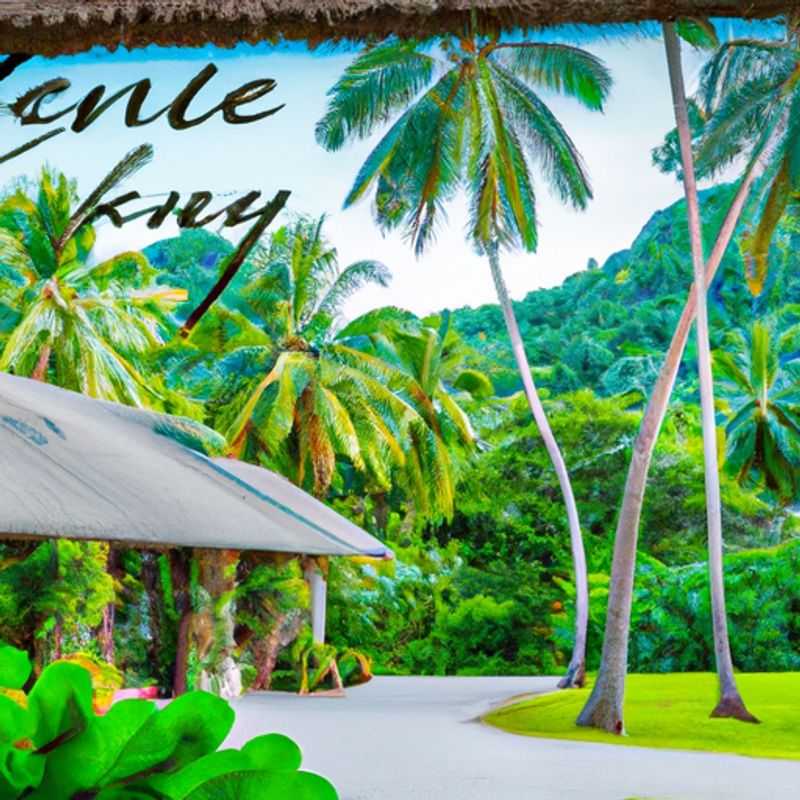 Four friends embarking on an unforgettable 3-day autumn adventure on the idyllic Praslin Island, Seychelles, marveling at its pristine beaches and lush greenery.