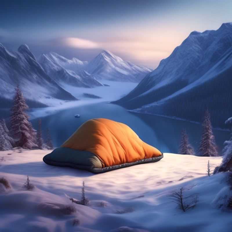 Un sac de couchage léger ou un drap de voyage, idéal pour les campeurs ou les voyageurs séjournant dans des zones reculées, offrant un sommeil confortable et une protection contre les éléments.
