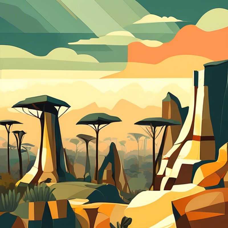Here are a few options for alt text for an image of Isalo National Park in Madagascar, each with a slightly different focus: