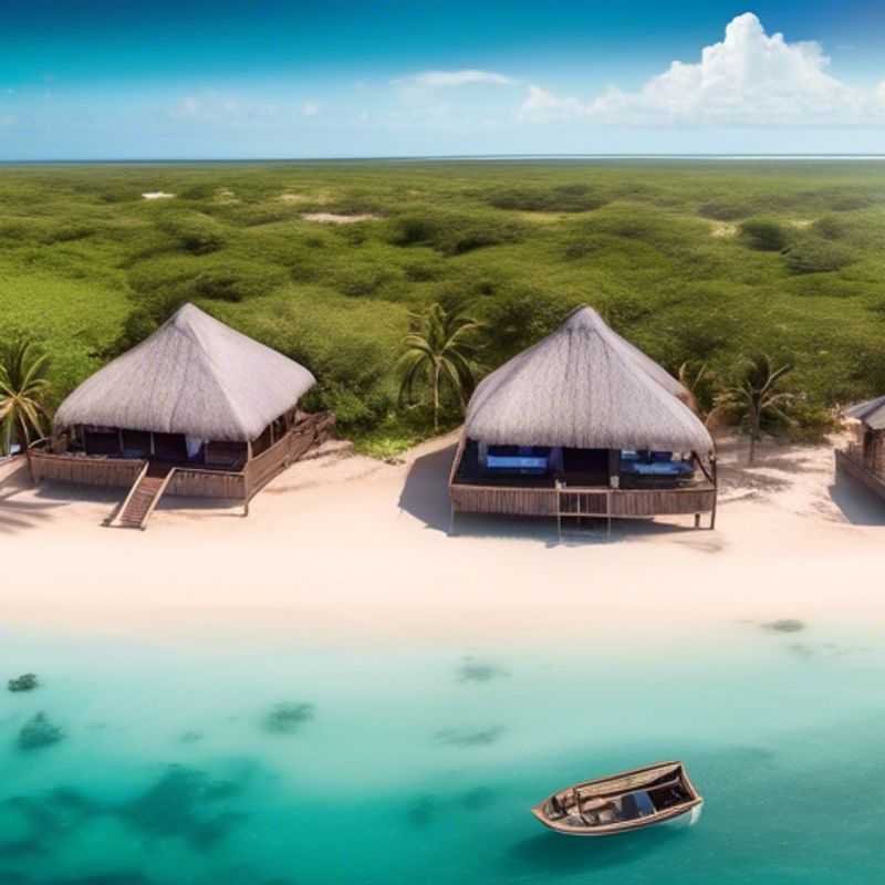 L'île de Bazaruto, Mozambique : eaux turquoise scintillantes et plages de sable blanc immaculé.