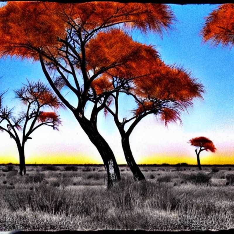 Vast, shimmering expanse of the Makgadikgadi Pans in Botswana.
