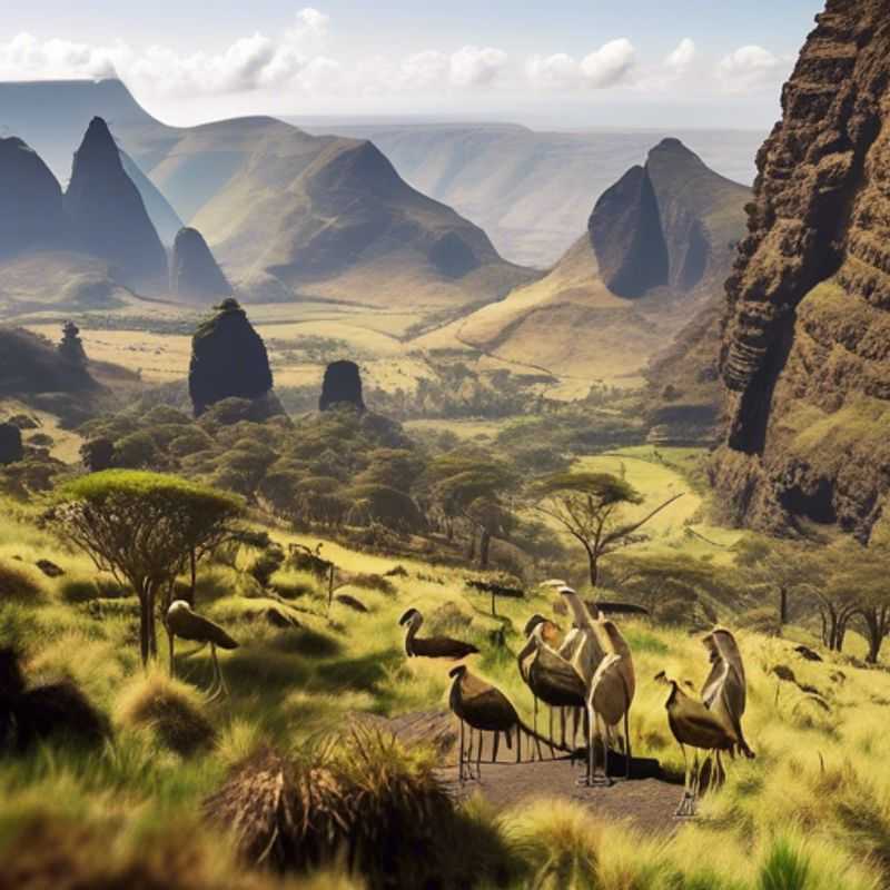 Randonnée dans les paysages époustouflants des monts Simien &#58; une aventure automnale en Éthiopie