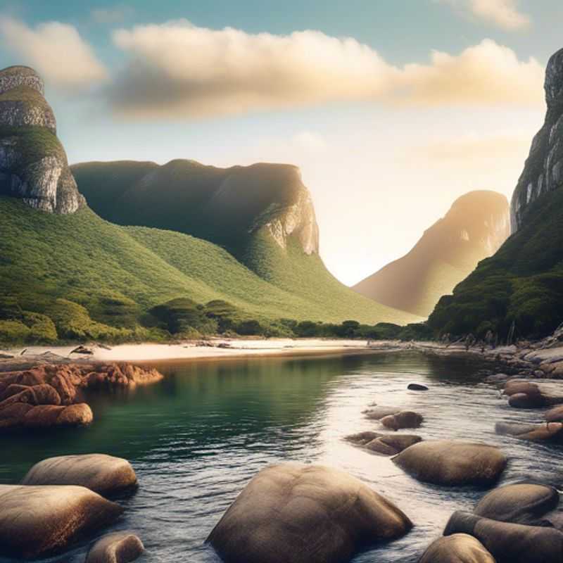 Impresionante vista panorámica del Parque Nacional Tsitsikamma, Sudáfrica.