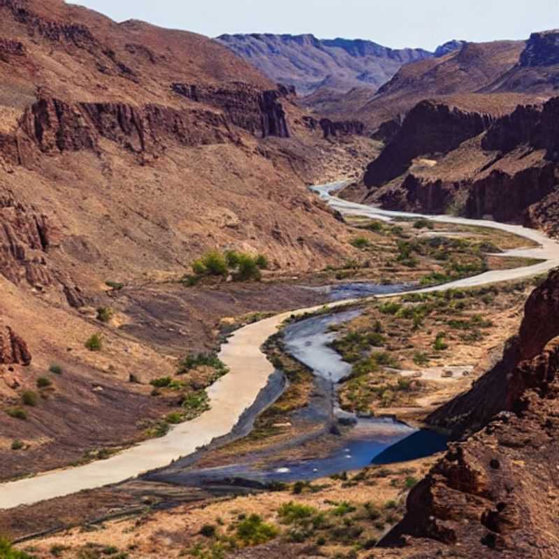 Le canyon Fish River en Namibie, un spectacle naturel impressionnant.