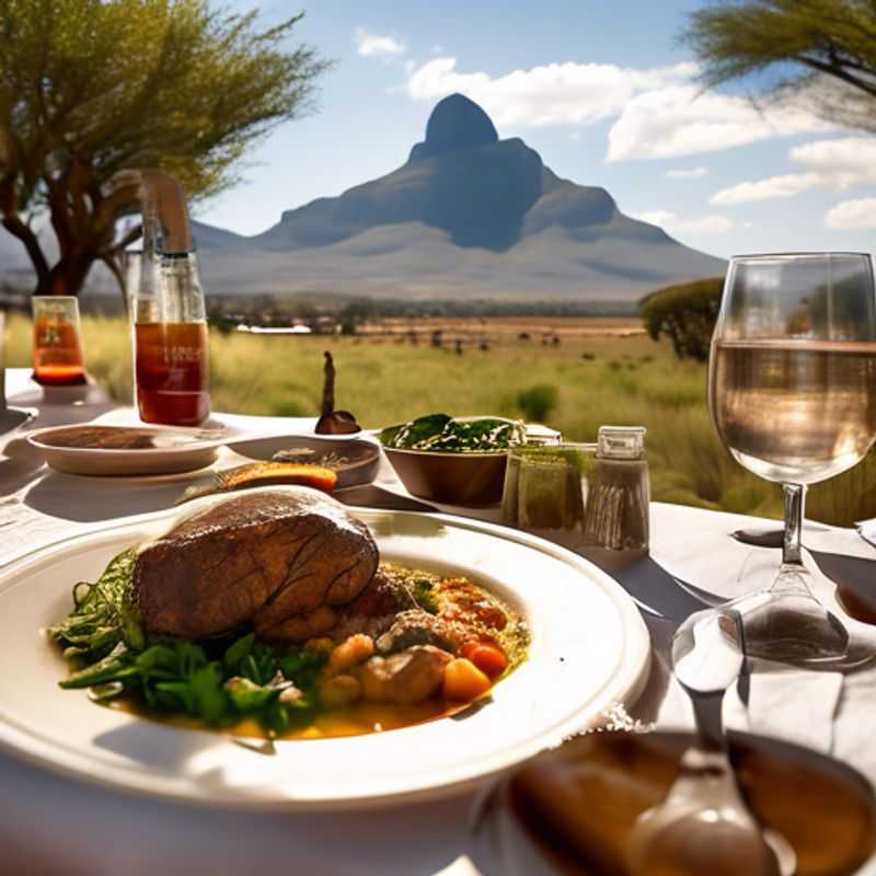 Découvrez les saveurs authentiques de l'Afrique dans les restaurants locaux de Cathedral Peak, Afrique du Sud, entre l'hiver et le printemps