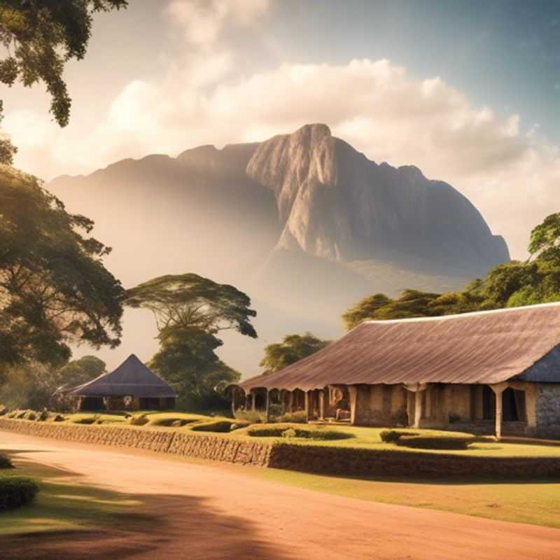 Here are a few options for alt text for an image of Mount Mulanje, Malawi, depending on the specific image: