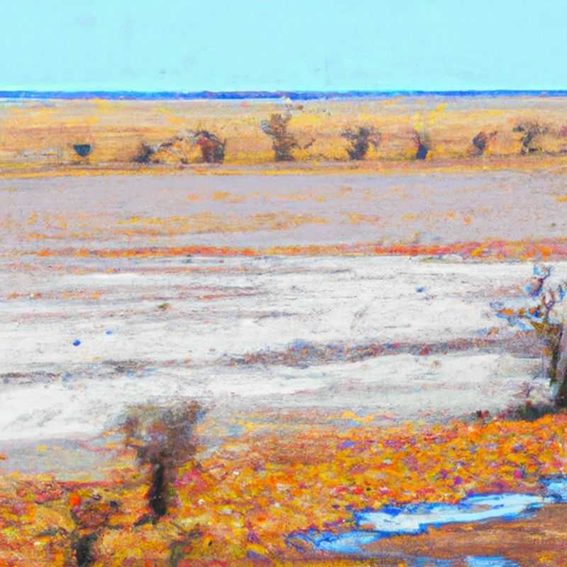 Six intrepid travelers traverse the vast expanse of the Makgadikgadi Pans in Botswana during their two-week adventure between winter and spring, marveling at the otherworldly beauty of this unique landscape.