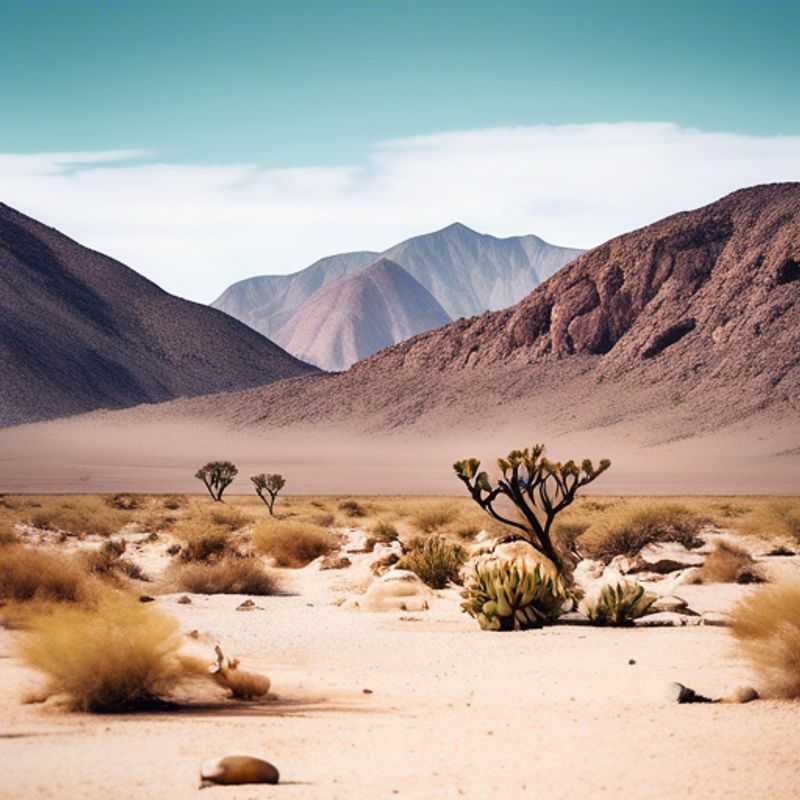 Le Parc national du Richtersveld, Afrique du Sud : paysages spectaculaires de montagnes arides et de canyons profonds.