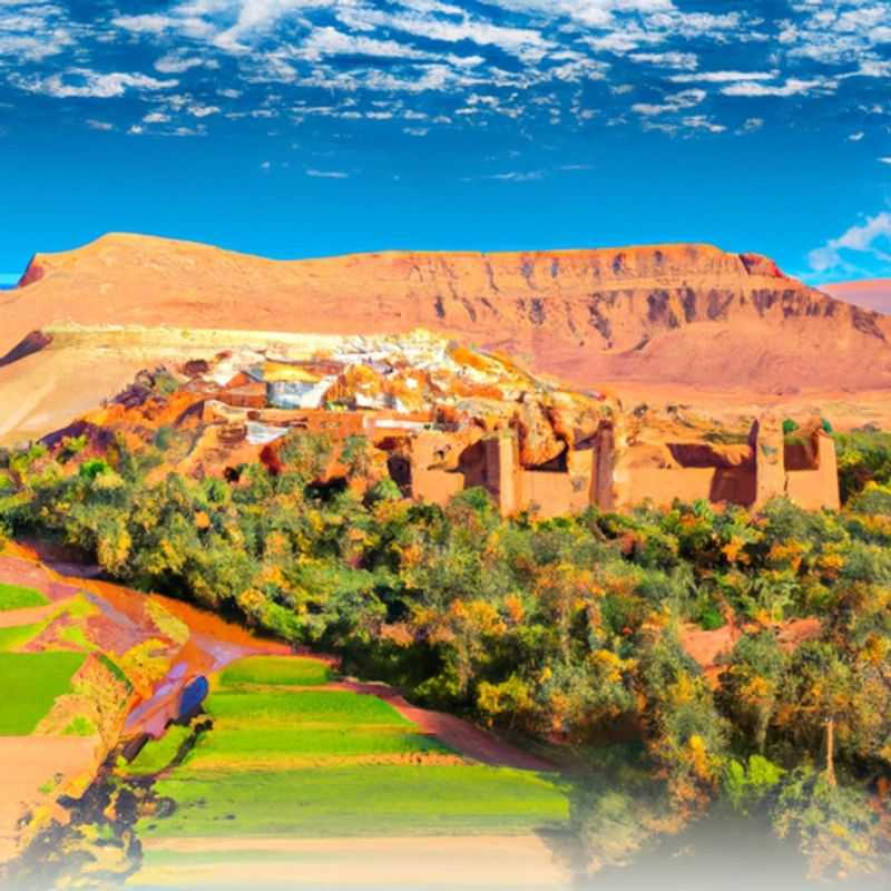 Experience the Kasbah of Ait Benhaddou in Winter's Embrace