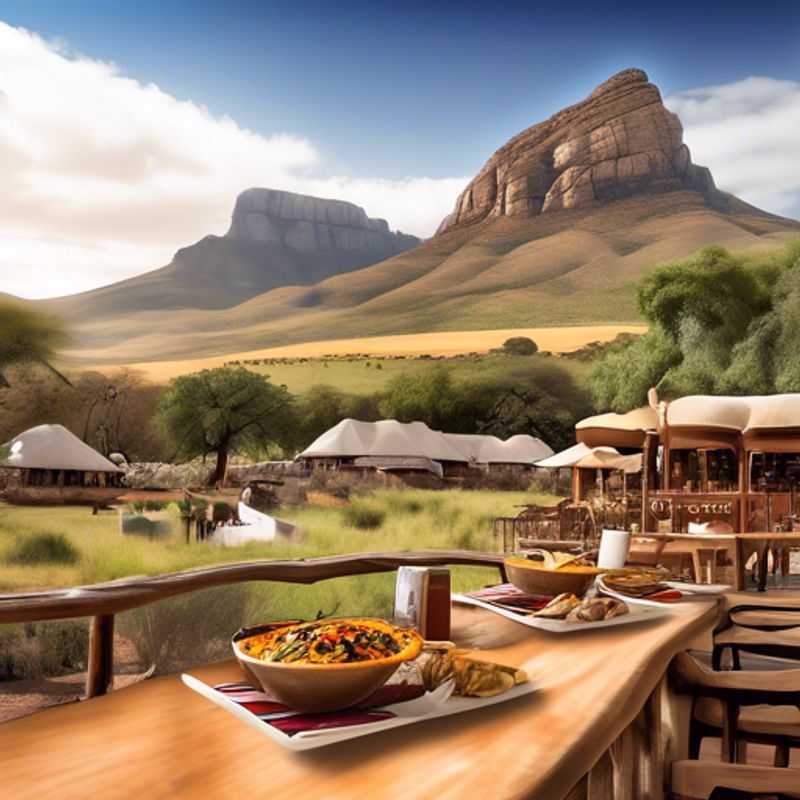 Embarquez sur un voyage culinaire au Cathedral Peak Wine Estate