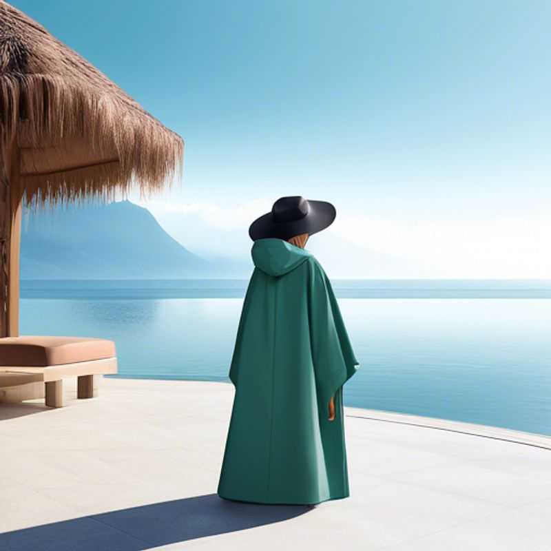 Chaqueta o poncho impermeable para protegerte de la lluvia