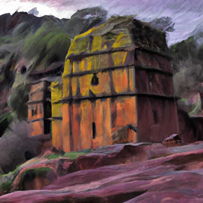 Four intrepid travelers stand in awe before the ancient Lalibela Rock-Hewn Churches in Ethiopia, their faces reflecting the wonder and spirituality of this extraordinary UNESCO World Heritage Site. This 4-day journey during the cusp of winter and spring offers a unique opportunity to delve into the rich history and cultural heritage of Ethiopia.