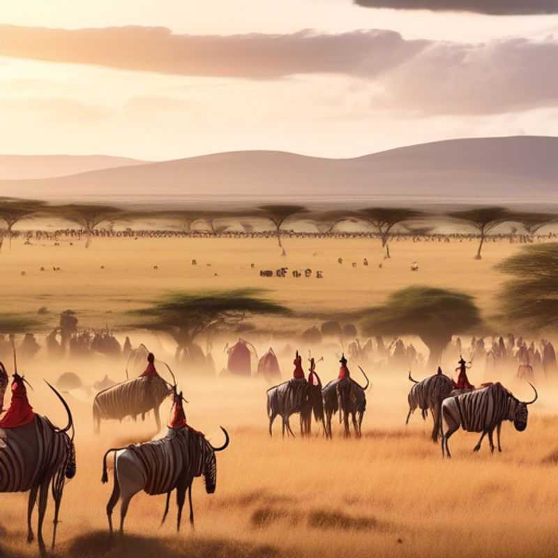 Embarquez sur un safari en montgolfière dans la réserve nationale du Masaï Mara, au Kenya, entre l'hiver et le printemps