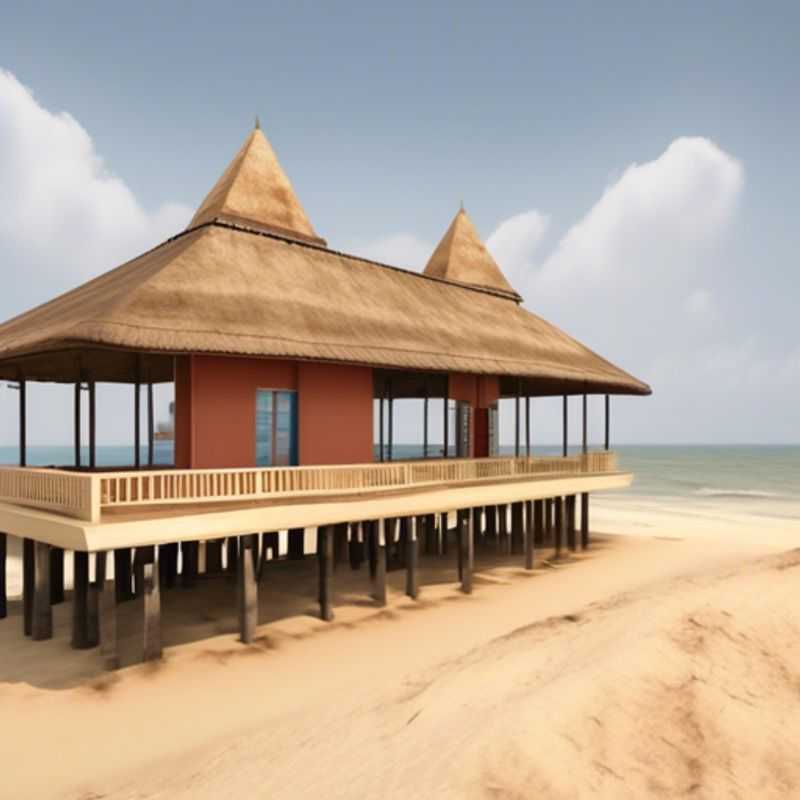 Here are a few options for alt text for an image of Cotonou beaches in Benin, catering to different aspects: